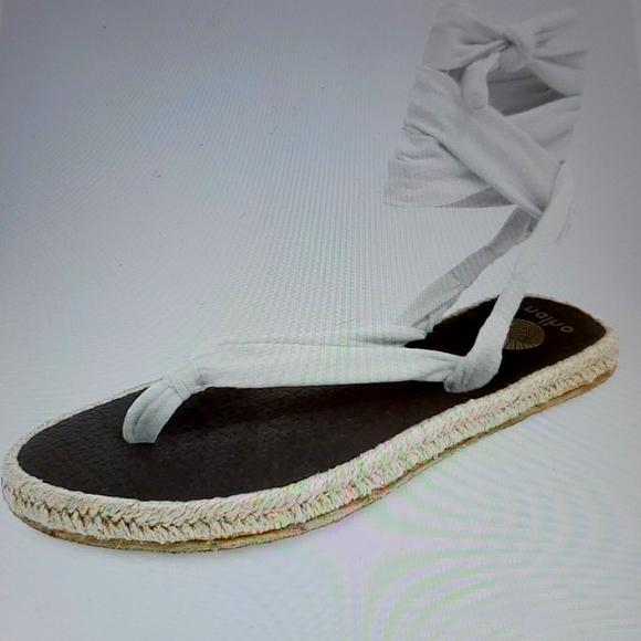 NIB Nalho Yoga Mat Ankle Espadrilles Sandal Karabi - Picture 1 of 14